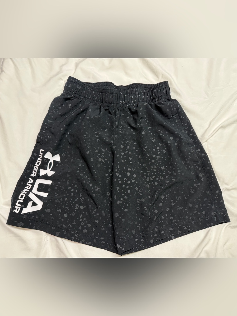 Under Armour Black Shorts with Gray Speckle